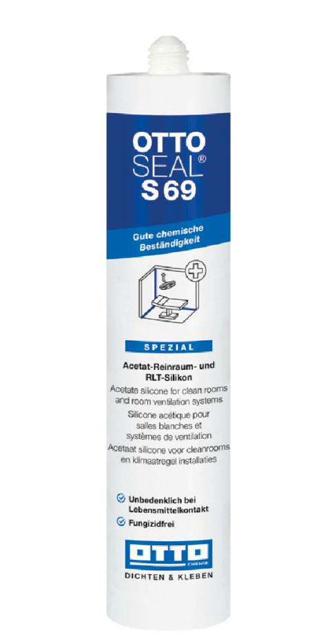 Ottoseal S69 silicone per camere bianche impianti di climatizzazione